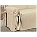 Copridivano Fodera Telo Protezione Divano Con Laccetti Fiocco Varie Fantasie 2 Posti Prez Beige - Foto miniatura 2
