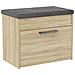 Parma Mini Sonoma Scarpiera Parma Mini Sonoma Nero Rovere Laminato Plastica Moderno - Foto miniatura 1