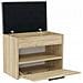 Parma Mini Sonoma Scarpiera Parma Mini Sonoma Nero Rovere Laminato Plastica Moderno - Foto miniatura 3