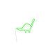 Dino Figura luminosa decorativa Verde LED 1,06 W - Foto miniatura 1