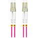 Tubo Flessibile FO-LULU-MD41-0010-VT Per Fibra Ottica OM4 Duplex Colore Violetta - Foto miniatura 1