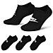 Sportswear Everyday Essential No-show Socks 3p Dx5075-010, Unisex, Nero, 46-50 - Foto miniatura 2