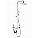 Trade Shop - Set Saliscendi Colonna Doccia Bagno Soffione Doccetta Bidet Rubinetto Cromato 87341 - Foto miniatura 1