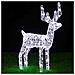 Renna Natalizia Luminosa Per Esterno 80 Led Bianco Freddo Addobbi 3d Natale - Foto miniatura 3