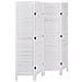 Paravento Avenes 170 X 163 Cm Bianco Sporco Legno - Foto miniatura 3
