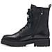Black Casual Closed Booties Stivaletti Pelle Scarpe Donna Nero Eu 38, 1-25231-41 001 - Foto miniatura 3
