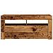 Mobile Porta TV con LED Legno Antico 90x35x40 cm Multistrato - Foto miniatura 6