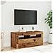 Mobile Porta TV con LED Legno Antico 90x35x40 cm Multistrato - Foto miniatura 7