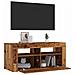 Mobile Porta TV con LED Legno Antico 90x35x40 cm Multistrato - Foto miniatura 8