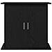 Supporto per Acquario 81x36x73 cm Legno Multistrato Rovere Nero - Foto miniatura 3