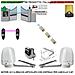 Automazione Cancello Kit Motori Braccio Articolato 24 V 2 Ante Da 0,5 A 2,5 Mt Centrale 220/24 V Faro Selettore Coppia - Foto miniatura 1