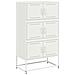 Credenza Bianca 68,5x38,5x123,5 In Acciaio - Foto miniatura 2