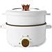 Pentola Elettrica Vaporiera Multifunzione 800w. Tre Temperature, 2.5l, Doppio Livello. Con Coperchio Trasparente. Vaporiera, Hot Por, Saltato, Ecc. - Foto miniatura 1