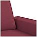 Set Di Divani 3 Pz Rosso Vino In Tessuto - Foto miniatura 5
