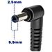 Caricabatterie Da Muro Per Pc Portatile 90w Connettore 5,5 X 2,5 Mm, Nero - Foto miniatura 3