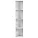 Libreria A 4 Ripiani Winnipeg 143 Cm Bianco - Foto miniatura 3