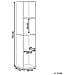Libreria A 4 Ripiani Winnipeg 143 Cm Bianco - Foto miniatura 6