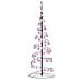 Albero di Natale a LED con Palline 100 LED Bianco Caldo 150 cm - Foto miniatura 4