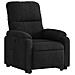 Poltrona Alzapersona Reclinabile Nera in Tessuto Microfibra - Foto miniatura 4