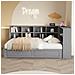 Divano In Legno Massiccio, Letto Singolo 90/180x190cm, Con Letto A Scomparsa, Vano Portaoggetti, Presa Euro Multifunzione, 2 Cassetti E Rete A Doghe, Pino, Grigio - Foto miniatura 4