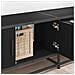 Mobile TV Rovere nero 210 x 35 x 41 cm Legno multistrato - Foto miniatura 4