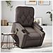 Poltrona Alzapersona Reclinabile Massaggio Marrone Similpelle - Foto miniatura 2