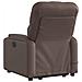 Poltrona Alzapersona Reclinabile Massaggio Marrone Similpelle - Foto miniatura 5