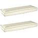 Set di Cuscini per Pallet 2 pcs Crema 120 x 40 x 8 cm - Foto miniatura 1