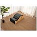 Accessorio Per Pilates – Spine Corrector In Legno Nero Dal Design Ergonomico - Foto miniatura 3
