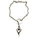 Collana ""sto Lanciando"" 50cm Placcata Argento - Foto miniatura 1