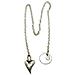 Collana ""sto Lanciando"" 50cm Placcata Argento - Foto miniatura 2