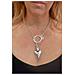 Collana ""sto Lanciando"" 50cm Placcata Argento - Foto miniatura 4