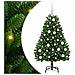 Albero di Natale artificiale Verde 120 cm PVC e Metallo - Foto miniatura 1