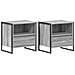Comodino con cassetto 2 pcs Grigio Sonoma 50 x 39,5 x 50 cm - Foto miniatura 1