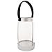 Lanterna In Acciaio Inox E Vetro Argento 12,5x12,5x23h - Foto miniatura 1