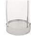 Lanterna In Acciaio Inox E Vetro Argento 12,5x12,5x23h - Foto miniatura 5