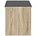 Panca per ingresso con cuscino Rovere Sonoma 63 x 38 x 45 cm - Foto miniatura 6