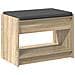Panca per ingresso con cuscino Rovere Sonoma 63 x 38 x 45 cm - Foto miniatura 7