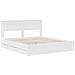 Struttura del letto Bianco 180 x 200 cm Legno Ingegnerizzato - Foto miniatura 4
