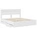 Struttura del letto Bianco 180 x 200 cm Legno Ingegnerizzato - Foto miniatura 5