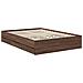 Struttura del letto con cassetto Rovere Marrone 135 x 190 cm - Foto miniatura 6