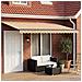 Tenda retrattile manuale con LED Blu e Arancione 4 × 3 m - Foto miniatura 2