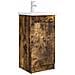 Mobile da bagno con lavabo Rovere Fumo 42 x 40 x 84,5 cm - Foto miniatura 1
