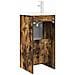 Mobile da bagno con lavabo Rovere Fumo 42 x 40 x 84,5 cm - Foto miniatura 5