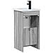 Mobile da bagno con lavabo Sonoma grigio 42 x 40 x 84,5 cm - Foto miniatura 6