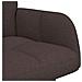 Sofa a Due Posti Marrone Scuro 115 x 61 x 87 cm Tessuto - Foto miniatura 7