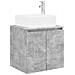Set di Armadi da Bagno 5 pcs Grigio Cemento 53 x 15,5 x 70 cm - Foto miniatura 5