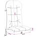 Cuscino per Lounger Sole PUTTEN 100% Poliestere Design a foglia - Foto miniatura 7