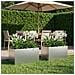 Vaso da giardino 2 pz Argento 80 x 50 x 50 cm Acciaio zincato - Foto miniatura 2