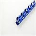 scatola 100 dorsi spirale 12mm blu 21 anelli - Foto miniatura 3